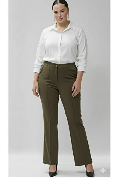 AKŞEN GİYİM Plus Size Suede Fabric High Waist Shaping / Sculpting Slimming Co...