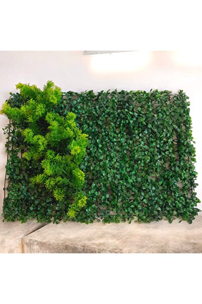 YEŞİLADA Duvar Tavan Kaplama 3 Boyutlu Bonsai Yeşillik Paneli Yapay Çiçek Şim...