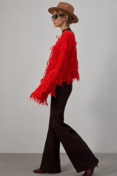 Touché Privé Fringed Knitwear Cardigan