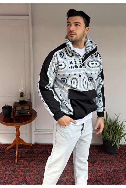 Casualmen32 Peluş Kanguru Sweatshirt