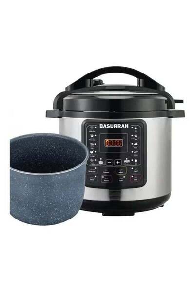 BASURRAH Electric Pressure Cooker 6.0 L 1000.0 W