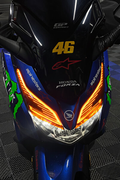 Banxtre Honda Forza 2018-2022 Yılları için Far Tasarım Far Sticker Etiket