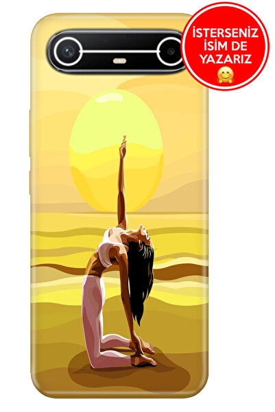 TECNO Spark Slim 5G KM9 Kılıf A Kalite Baskılı Art Silikon True Yoga