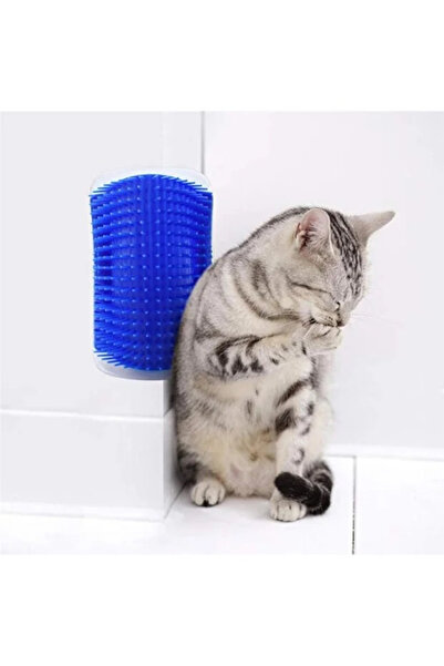 VitaBuddy جهاز تدليك فرو القطط قابل للتثبيت على الحائط للعناية بالفرو