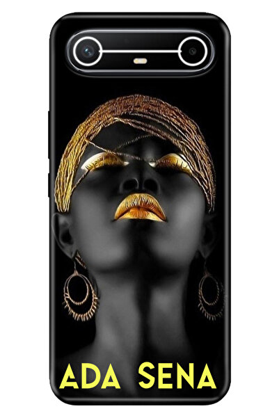 TECNO Spark Slim 5G KM9 Kılıf Tema İsim Yazılı Kişiye Özel Silikon Kapak Model-1