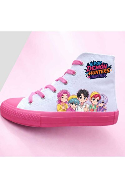amazoondesing KPOP Sajaboyyss cu imprimeu WHITEPINK Pantofi sport și pantofi ...
