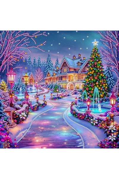 index Manzara Resmi Büyük Boy Elmas Boyama