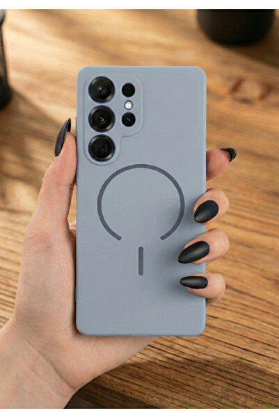 Rivor Samsung Galaxy S24 Ultra Uyumlu Kılıf MagSafe Özellikli Lüks Soft Touch...