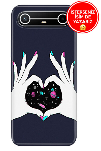 TECNO Spark Slim 5G KM9 Kılıf TPU Resimli Silikon Kalbimin Derinlikleri