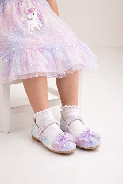 minibonito Stil de poveste pentru fete: balerini cu fundă