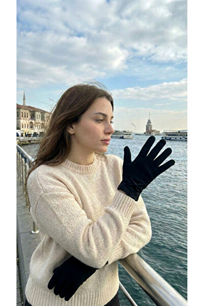 LAGRANZE Women's Icon Short Felt Gloves