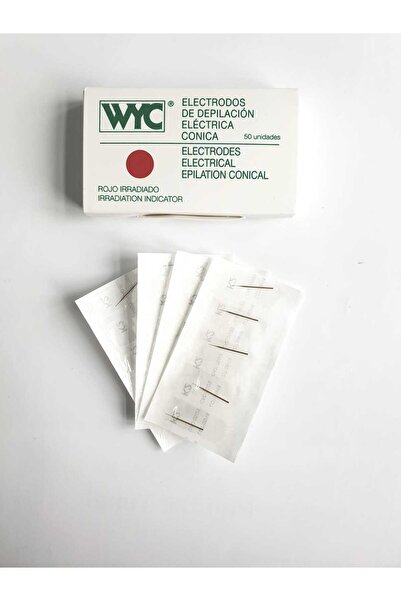 wyc K4 gümüş iğneli epilasyon iğnesi 5 adet