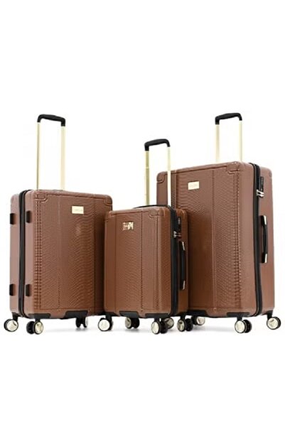 Bebe MARTA Softside Luggage Set of 3 | Ultra Lightweight ABS with Spinner Whe...