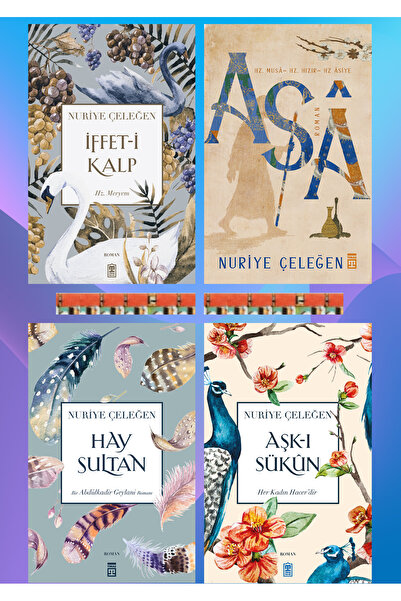 Timaş Yayınları Aşkı Sükun, Asâ, İffeti Kalp, Hay Sultan(4kitap)