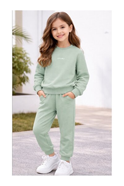 Elit Butik SET DE TRENING CU MÂNECĂ LUNGĂ PENTRU FETE, DUBLU