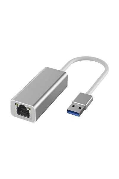 Apera Cr42 USB 3.0'dan Ethernet RJ45'e 1000 Mbps Çevirici Adaptör İnternet Dö...