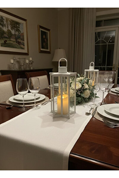 co arma Large LED lantern, 32 cm tall, suitable for Ramadan atmosphere, opera...