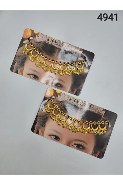 HADEEL GIJAMAI Founding Day accessory: a forehead tie on a pound note