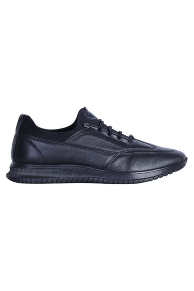 moda ayakkabım Berlanty 06 Black Men's Rubber Sole Shoes