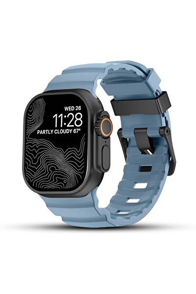 Generics سوار سيليكون متين من دادو متوافق مع ساعات أبل من سلسلة ألترا 2 | 10 ...