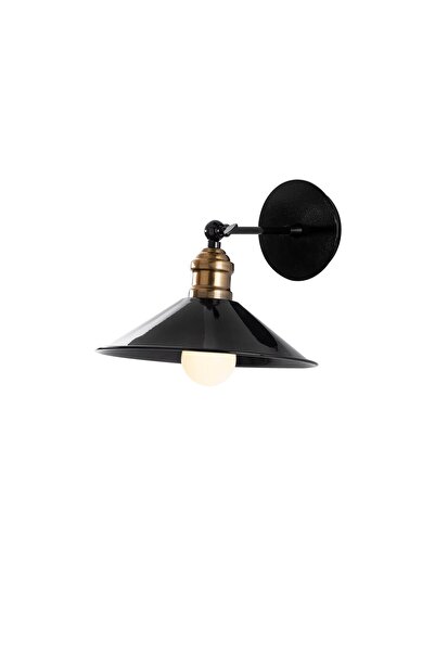 AmberLED ثريا معدنية أنيقة ذات جسم واحد، لامعة باللون الأسود، متوافقة مع E27