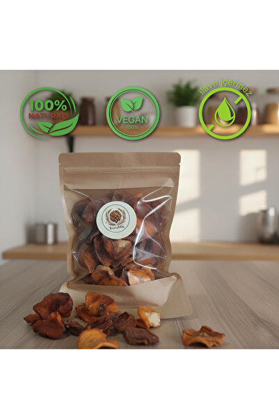 KM KuruMix- Trabzon Hurması cipsi - Cennet elması Cipsi - Doğal kurutma (1kg)