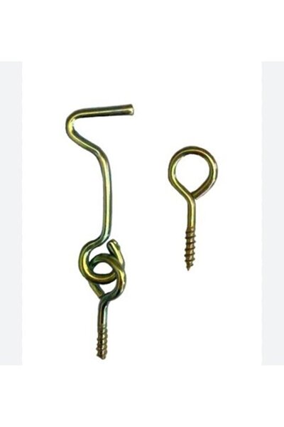 fiba teknik HALKALI ÇENGEL,KAPI PENCERE ÇENGEL,KANCA KİLİT,UZUNLUK:4CM (1 ADET)