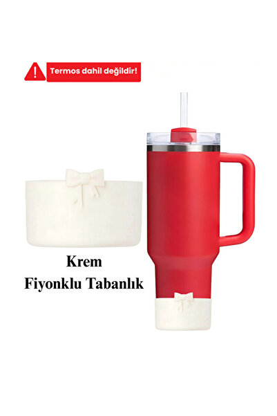 Stanley 1 Adet Süt Beyazı Rengi Silikon Taban Koruyucu Quencher 40/30oz Uyuml...