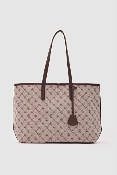 I Love Shoes Althena Women's Shoulder Bag Light Brown Patterned