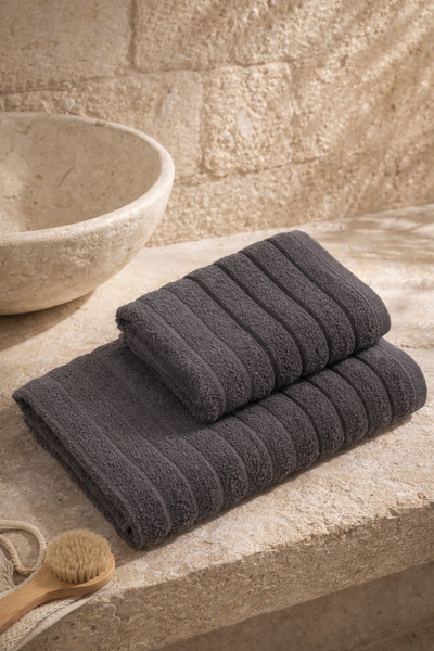 Casnack Violeta Model 2-Piece Bath Towel Set