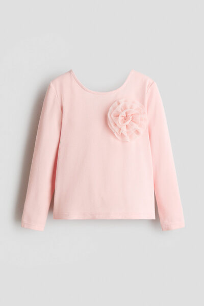 H&M Tül Aplikeli Üst