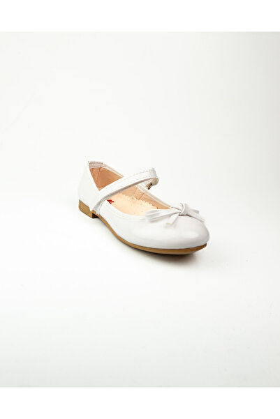 Minican 4032 حذاء باليه أبيض للفتيات