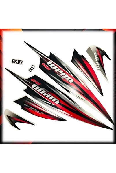 MotoExpress Tvs Wego 110 Arma Sticker Amblem Seti Siyah