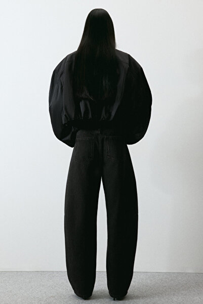 H&M Barrel Leg High Waist Jeans