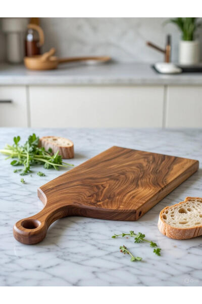 Unichrome 32 X 20 Walnut Cutting and Serving Board Walnut Wood