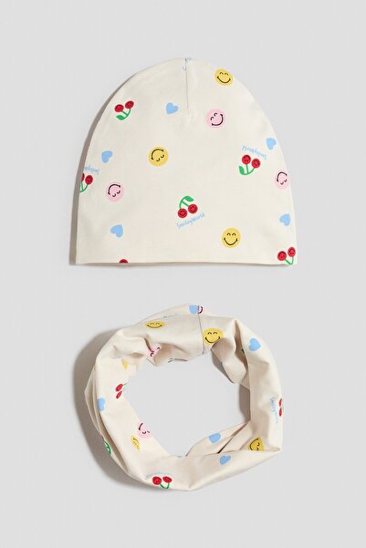 H&M 2 Parçalı Bere ve Boru Atkı Seti