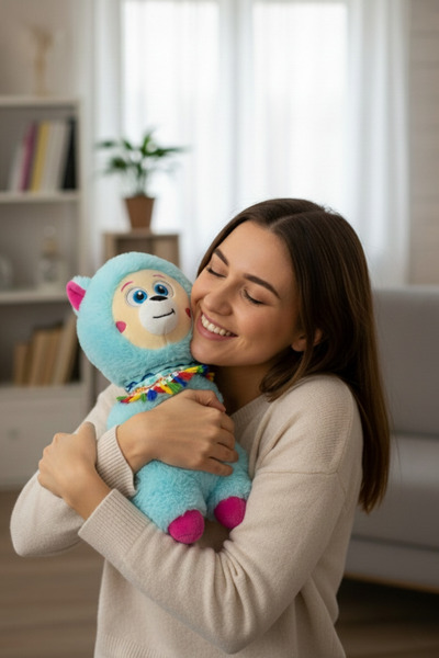 craftivio Büyük Boy Yumuşak Peluş Lama Oyuncak - Yumuşacık Uyku Arkadaşı Fula...