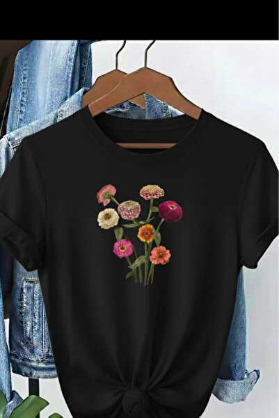 New Shine Flower Printed Unisex T-Shirt