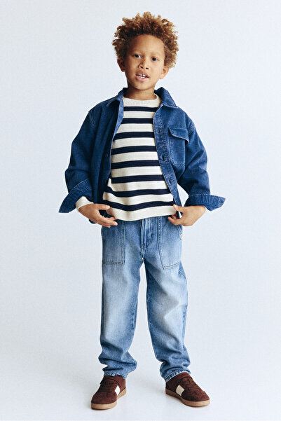 H&M Loose Fit Tapered Leg Jeans