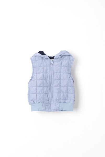 blumi kids Hooded Water Repellent Vest - Blue