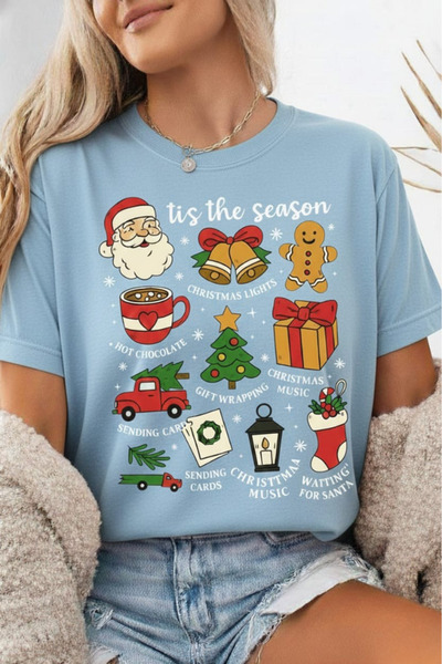 New Shine ΜΠΛΟΥΖΑ ΧΡΙΣΤΟΥΓΕΝΝΙΑΤΙΚΗ ΕΚΤΥΠΩΜΕΝΗ ΜΠΛΟΥΖΑ ΜΕ ΣΤΑΙΡΙΑ ΧΡΙΣΤΟΥΓΕΝΝ...