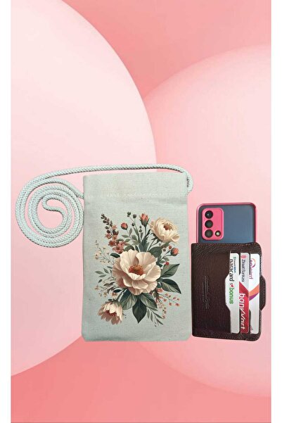 Malika KANVAS TELEFON ÇANTASI, Bez Çanta, Omuz Çantası, ,Baskılı Çanta,Kanvas...