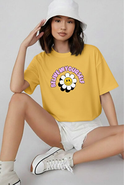 New Shine VERUJ SEBI ŠTAMPANA UNISEKS MAJICA