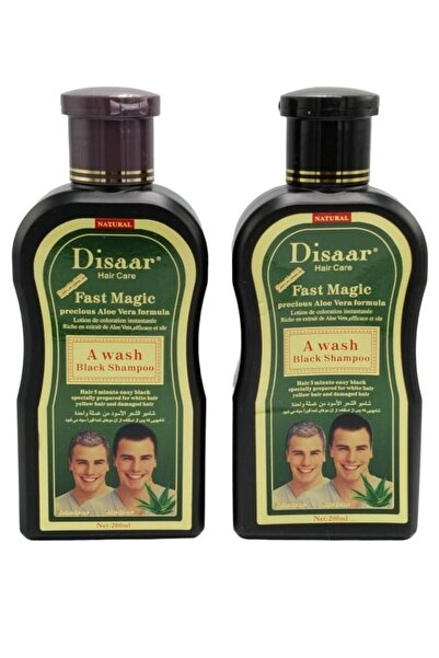DESAR Aloe Vera Shampoo for Natural Black Hair Dye 2 Pieces 200 ml