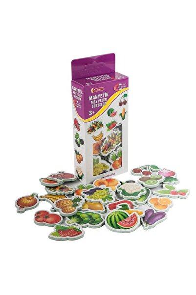 NW NessiWorld 1307 فواكه وخضروات مغناطيسية - للأعمار +3 سنوات/ من باي هير تيلاند