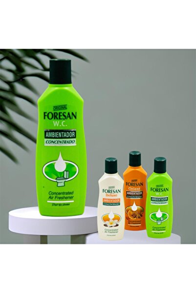 Foresan معطر جو ومنظف أسطح WC Green، يزيل البقع والجراثيم، ويزيل الروائح الكر...
