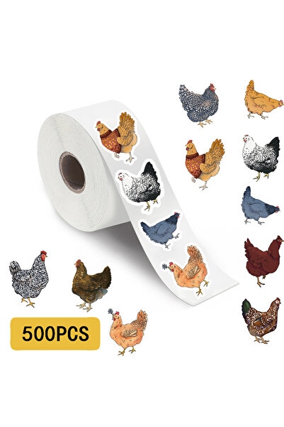 Choice 500 قطعة ملصقات كرتونية على شكل حيوانات للثلاجة، مخصصة للقرطاسية والكم...