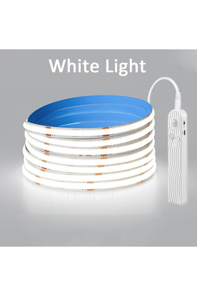 Choice شريط إضاءة LED أبيض بطول 3 أمتار مزود بمستشعر حركة، يعمل بالبطارية، يح...