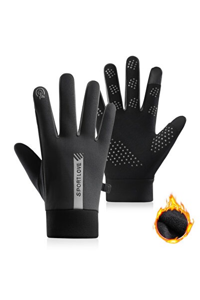 Choice Blue 1PC Autumn/Winter Outdoor Cycling Gloves-Fitness & Running Gloves...