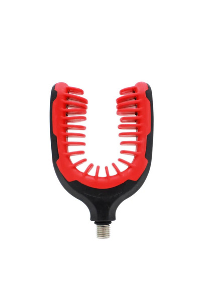 Choice حامل صنارة صيد أحمر من BRAVMACK، رأس مانع للانزلاق، ماسك لأدوات الصيد